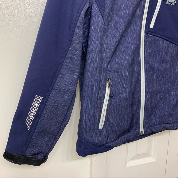 Snozu Kids' Full-Zip Softshell Hooded Jacket Outdoor Water-resistant Coat size M - Picture 6 of 13